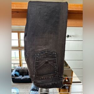 Hudson Jeans Slim Straight in Black Washed